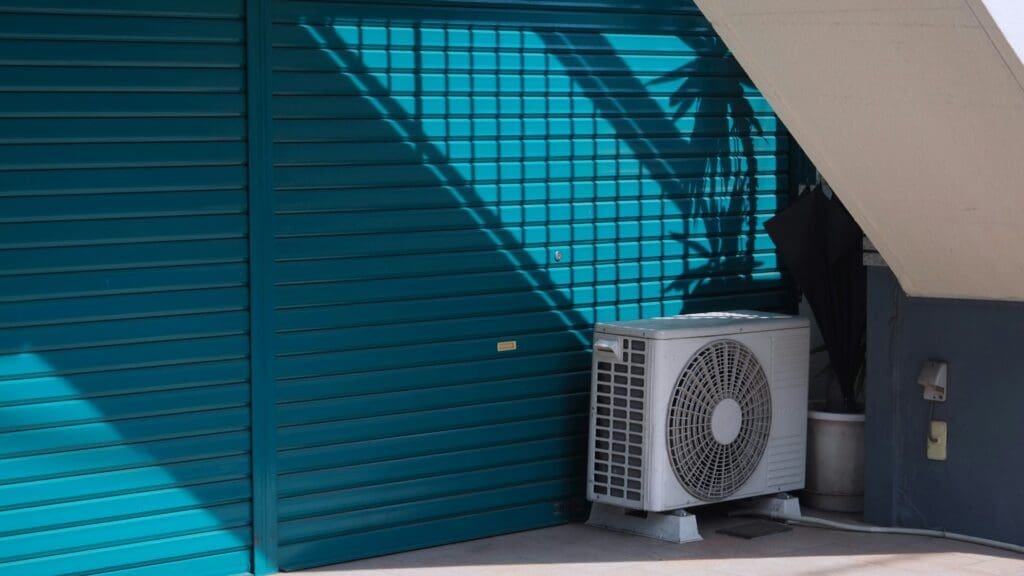 Outdoor AC unit beside a home, related to same day ac repair reno service